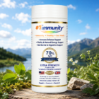 #1immunity 70% IgG Extra Strength bovine colostrum capsules for immune support, gut health, vitality, and digestive wellness