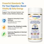 #1immunity 70% IgG Extra Strength supports immunity, gut health, digestion, nutrient absorption, vitality, and daily wellness