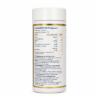 Supplement Facts panel of #1immunity 70% IgG Extra Strength premium bovine colostrum supplement showing nutrition facts and ingredients
