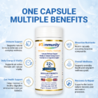 #1immunity 22% IgG Regular Strength benefits for immune support, gut health, energy, recovery, bioactive nutrients, and overall wellness
