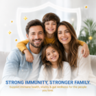 #1immunity 22% IgG Regular Strength supports immune health, gut wellness, vitality, and overall family wellness